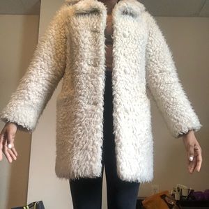 Topshop teddy coat